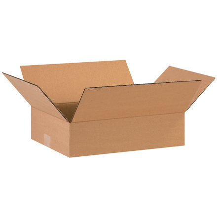 16 x 12 x 3" Flat Corrugated Boxes