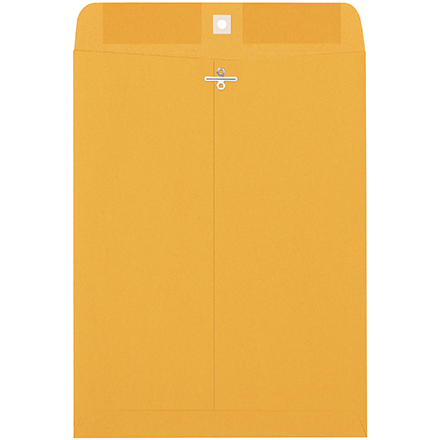9 x 12" Kraft Clasp Envelopes