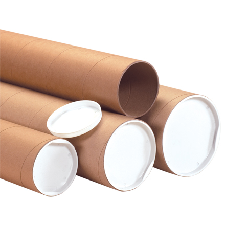 Heavy-Duty Kraft Tubes - 3" Inside Diameter