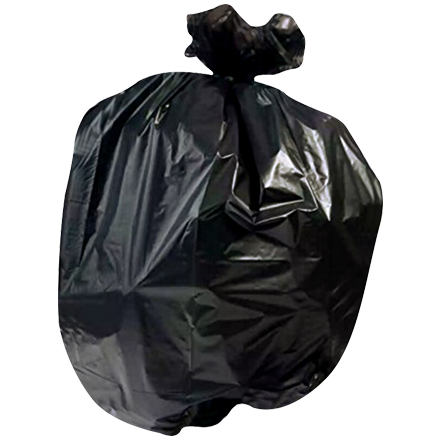 High Density Trash Liners - Black, 33 Gallon, .86 Mil.