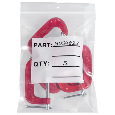 9 x 12" - 4 Mil Parts Bags w/ Hang Holes