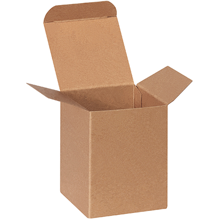 3 x 3 x 4" Kraft Reverse Tuck Folding Cartons